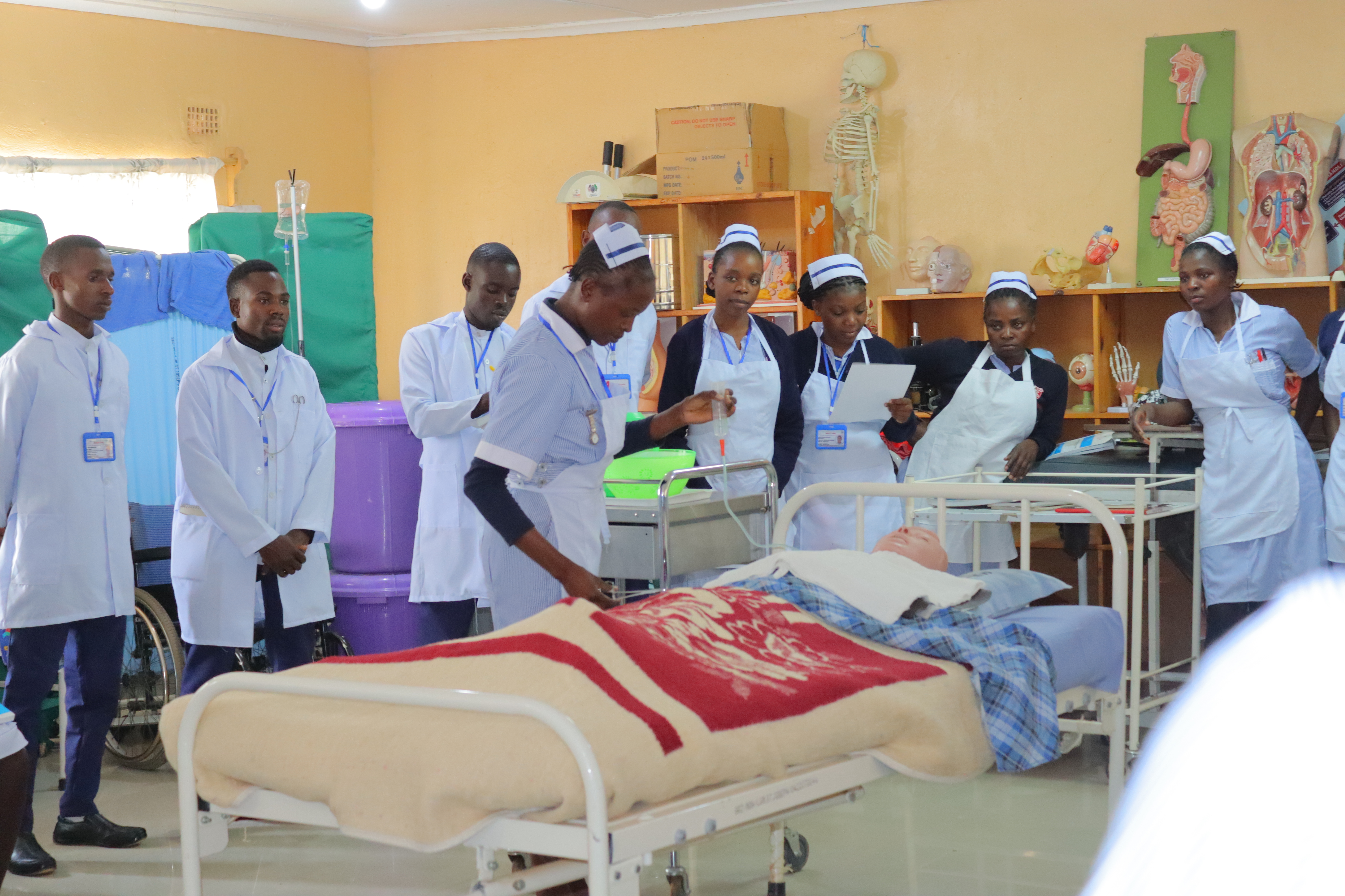 Nursing students in classroom